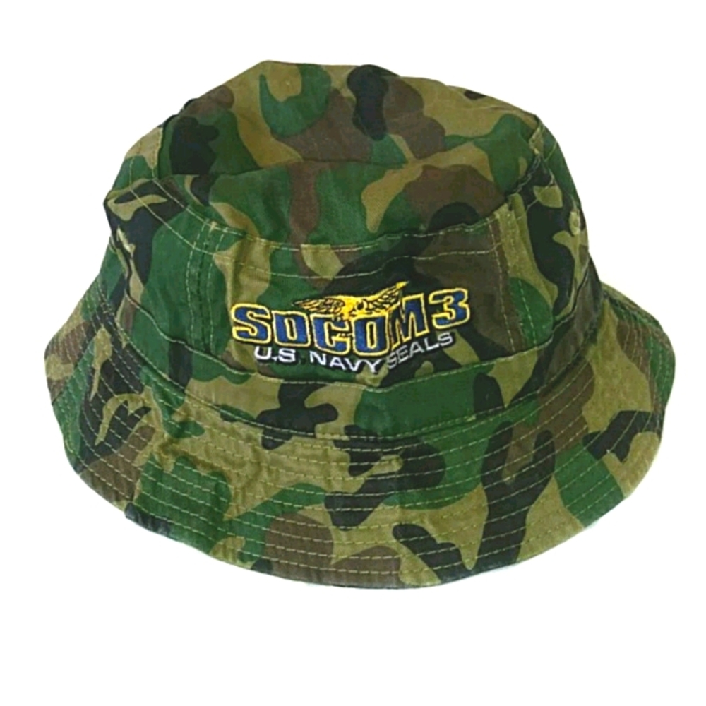 NNT 2003 Promo Playstation SOCOM3 Camo Bucket Hat